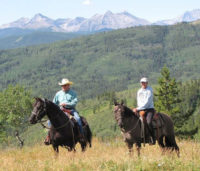 EFC members organize annual fundraising events across Canada such as the Sandy McNabb Equine Foundation Trail Ride near Turner Valley, Alta. Photo courtesy of EFC.