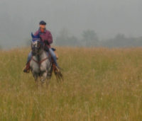 Shelley Ruiters and her Appaloosa mare Annie. Photo: Laurie Klassen.